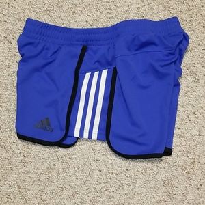 Adidas blue size medium running athletic shorts